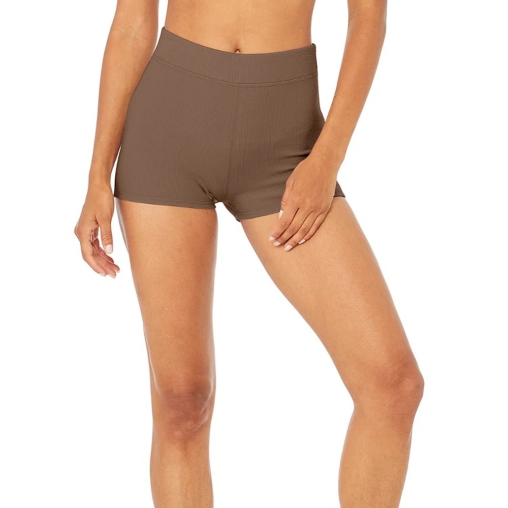 Alo yoga Micro Waffle Pleasant Boyshort
